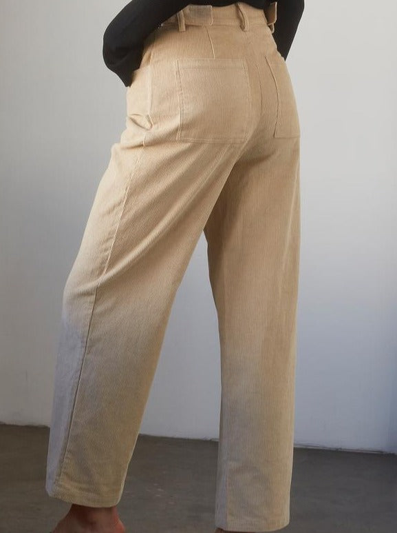 Zara wide leg corduroy pants discount