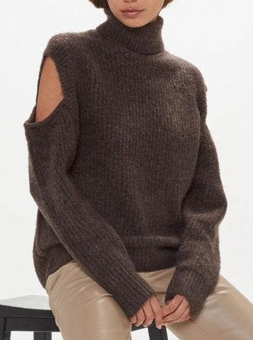Arielle Cold Shoulder Sweater