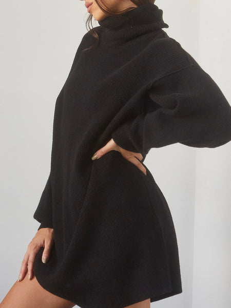 Nadin Sweater Dress Black